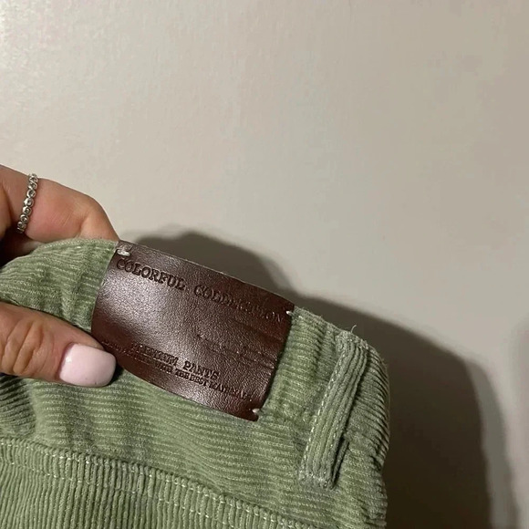 Zara Kids Colorful Collection Green Corduroy Pants - Picture 8 of 8